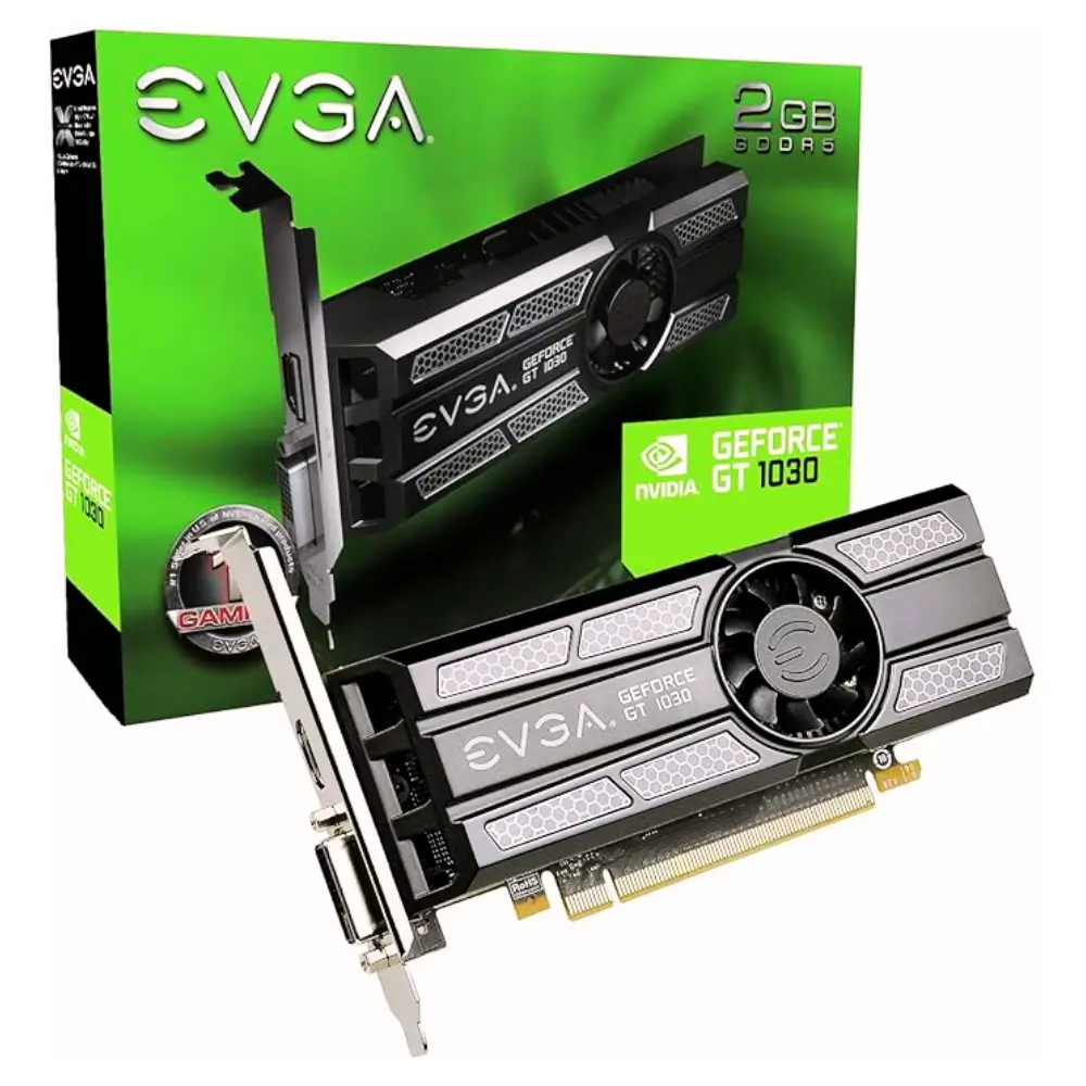Placa de Vídeo EVGA Geforce GT 1030 SC 2GB/64BITS