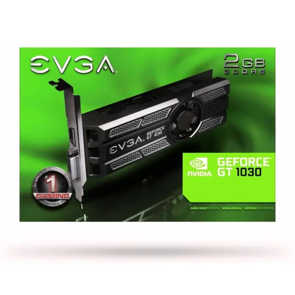 Placa de Vídeo EVGA Geforce GT 1030 SC 2GB/64BITS