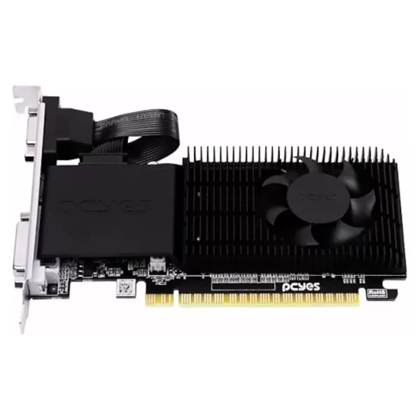 Placa de Vídeo GPU NVIDIA GeForce GT 610 2GB DDR3 64 Bit Projeto Edge Low Profile Single Fan