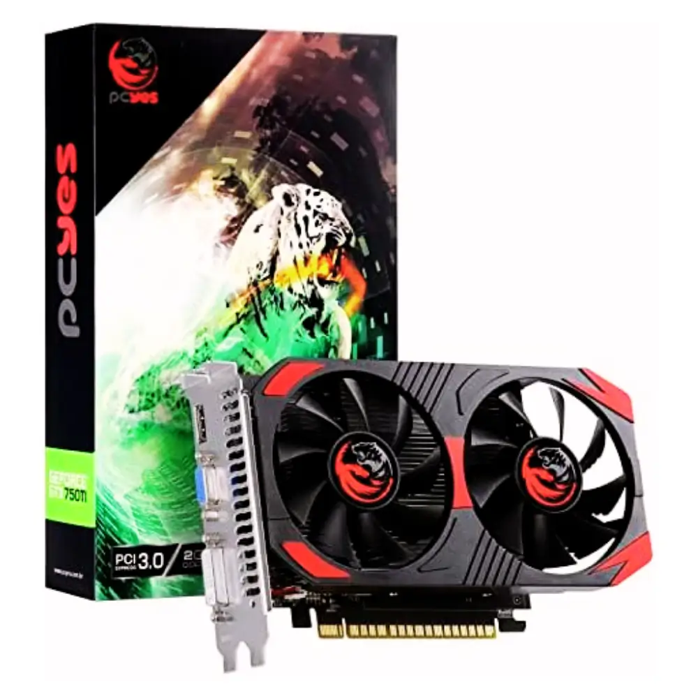 Placa de Vídeo NVIDIA GeForce GTX 750 Ti 2GB GDDR5 128 bits Dual-Fan