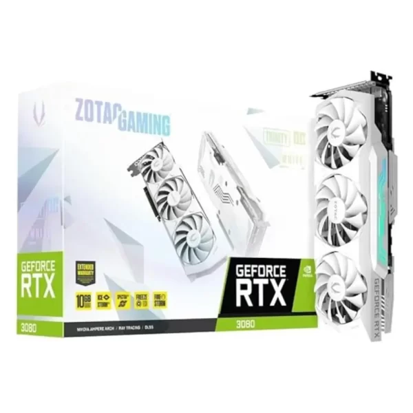 ZOTAC GeForce® RTX 3080 Trinity OC White Edition LHR