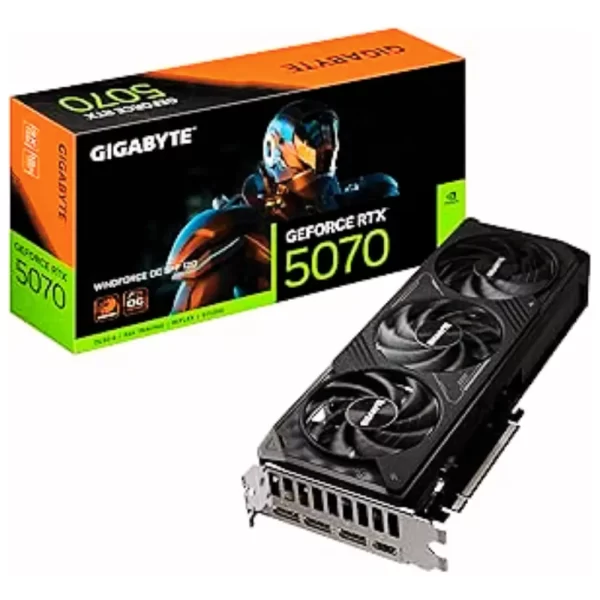 Placa de Vídeo Gigabyte GeForce RTX 5070 WindForce OC 12GB GDDR7
